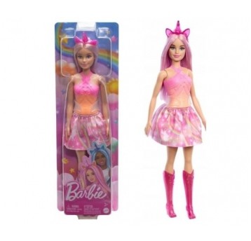 BARBIE DREAMTOPIA UNICORN LALKA RÓŻOWE WŁOSY /6
