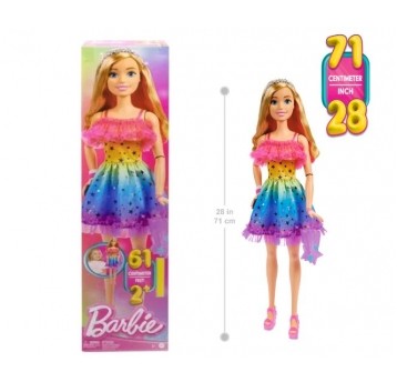 BARBIE DUŻA LALKA BLONDYNKA 70cm /1