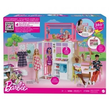BARBIE KOMPAKTOWY DOMEK DLA LALEK /2