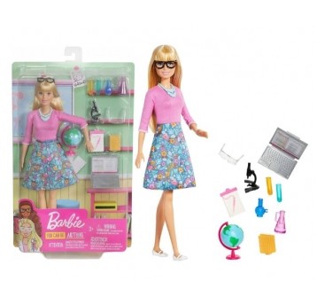 BARBIE LALKA BLOND NAUCZYCIELKA + AKCESORIA/4