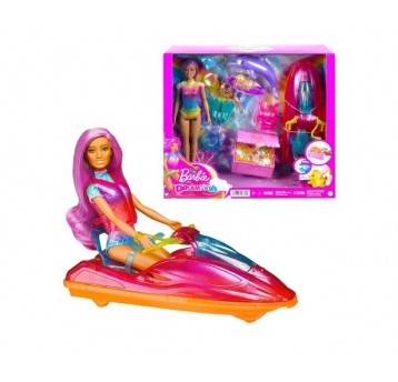 BARBIE LALKA DREAMTOPIA ZE SKUTEREM WODNYM /2