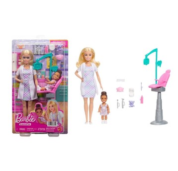 BARBIE LALKA KARIERA DENTYSTKA ZESTAW SALON DENTYSTYCZNY /4