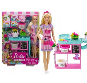 BARBIE LALKA KARIERA ZESTAW KWIACIARNIA /4