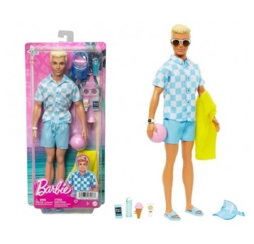 BARBIE LALKA KEN NA PLAŻY W WAKACYJNYM STROJU /4