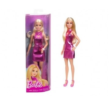 BARBIE LALKA MODOWA W RÓŻOWEJ SUKIENCE