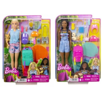 BARBIE LALKA NA KEMPINGU + AKCESORIA