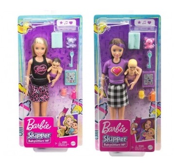 BARBIE LALKA OPIEKUNKA + BOBAS /4