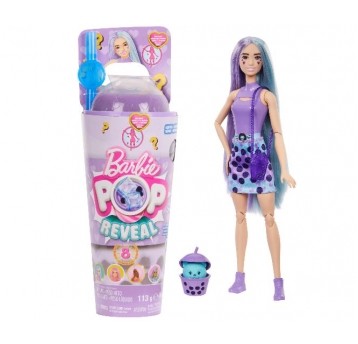 BARBIE LALKA POP REVEAL BUBBLE TEA TARO MILK /4