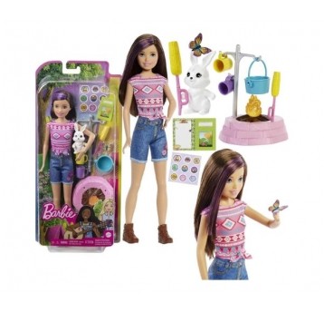 BARBIE LALKA SKIPPER NA KEMPINGU + AKCESORIA/1