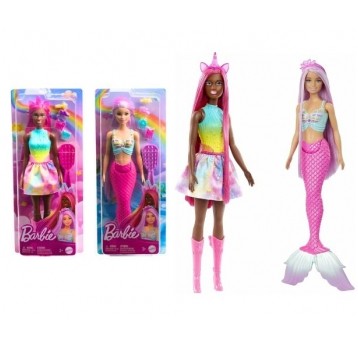 BARBIE LALKA SYRENKA / JEDNOROŻEC ASST. /3