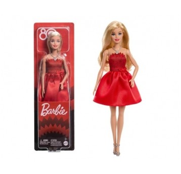 BARBIE LALKA W CZERWONEJ SUKIENCE 80-LECIE /5