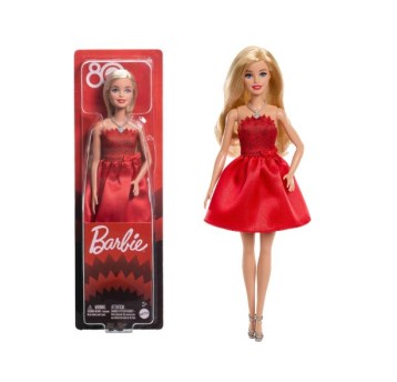 BARBIE LALKA W CZERWONEJ SUKIENCE 80-LECIE /5