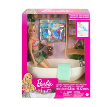 BARBIE LALKA ZESTAW KĄPIELOWY Z KONFETTI /2