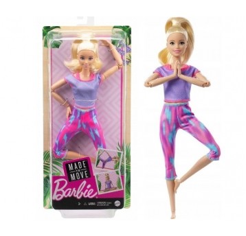 BARBIE MADE TO MOVE GIMNASTYCZKA CIEMNY BRĄZ /4