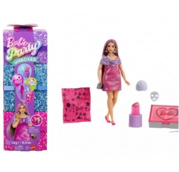 BARBIE PARTY UNBOXED GLAM PARTY LALKA + AKC /3