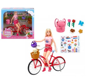 BARBIE PASSPORT LALKA NA ROWERZE + AKCESORIA /3