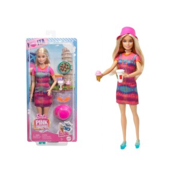 BARBIE PINK PASSPORT LALKA ITALY TRAVEL /5