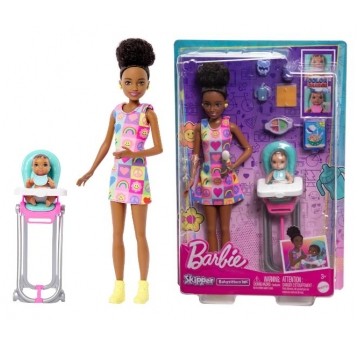 BARBIE SKIPPER LALKA OPIEKUNKA + BOBAS /3