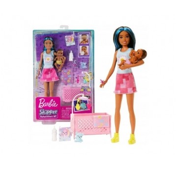 BARBIE SKIPPER LALKA OPIEKUNKA + BOBAS /3