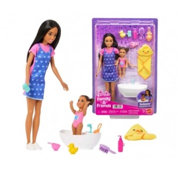 BARBIE SKIPPER ZESTAW KĄPIEL MALUSZKA /3