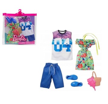 *** BARBIE UBRANKO LALEK KEN ZESTAW PLAŻA /8