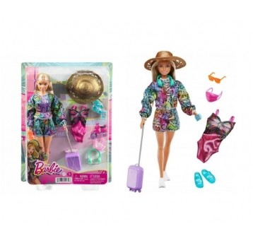 BARBIE WAKACYJNA PRZYGODA LALKA + AKCESORIA /4