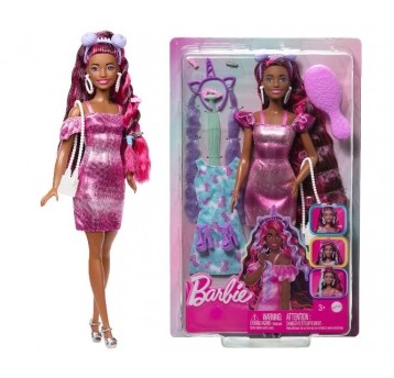 BARBIE ZABAWA WŁOSAMI LALKA + AKCESORIA /6