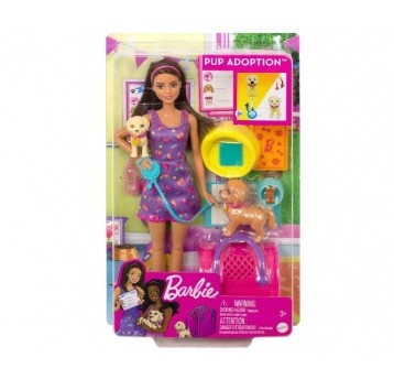 BARBIE ZESTAW ADOPCJA PIESKÓW /4