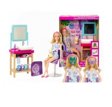 BARBIE ZESTAW DZIEŃ W SPA LALKA + AKCESORIA /3