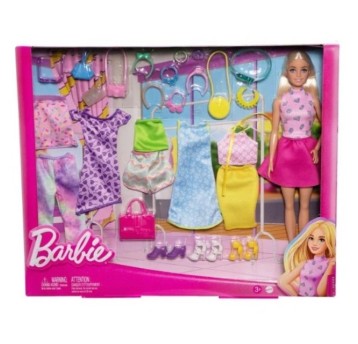BARBIE ZESTAW LALKA + UBRANKA + BUTY + AKCESORIA/4