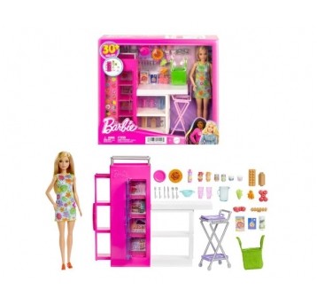 BARBIE ZESTAW WYMARZONA SPIŻARNIA + LALKA /3