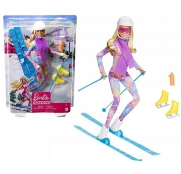 BARBIE ZIMOWA PRZYGODA LALKA NA NARTACH