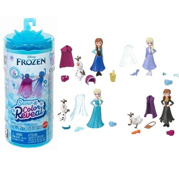 DISNEY FROZEN SNOW COLOR REVEAL FIGURKA /6