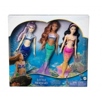 DISNEY MAŁA SYRENKA ARIEL 3-PAK LALEK /4