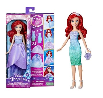 DISNEY PRINCESS LALKA ARIELKA +10 KREACJI /4