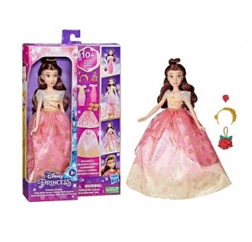 DISNEY PRINCESS LALKA BELLA +10 KREACJI /4