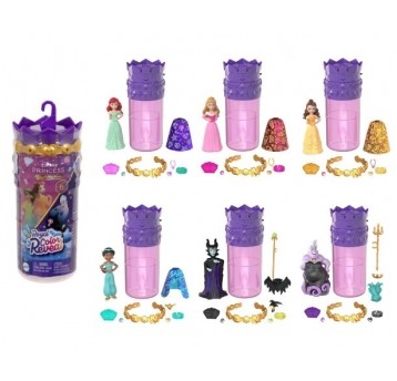 DISNEY PRINCESS ROYAL COLOR REVEAL VILLIANS ASST/9