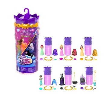 DISNEY PRINCESS ROYAL LALKA COLOR REVEAL /6
