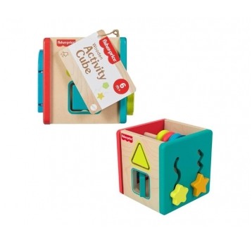 FISHER PRICE DREWNIANA KOSTKA EDUKACYJNA/2