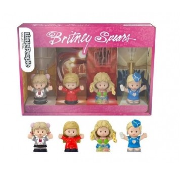 FISHER PRICE LITTLE PEOPLE BRITNEY SPEARS 4 SZT./1