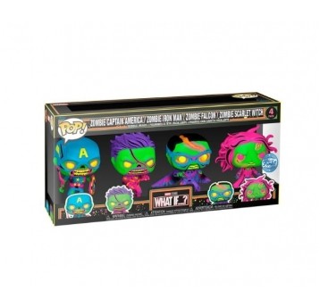 FUNKO POP! WHAT IF...? ZOMBIE MARVEL 4-PACK /6