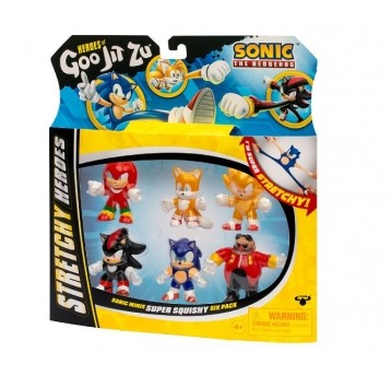 GOO JIT ZU MINIS SONIC 6x FIGURKA /6