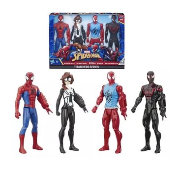 HASBRO MARVEL TITAN HERO SPIDERMAN 4x FIGURKA /6