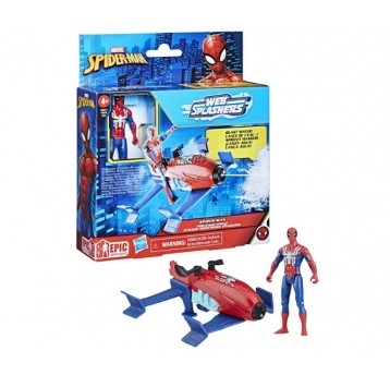 HASBRO SPIDERMAN WEB SPLASHERS FIG. + POJAZD / 6
