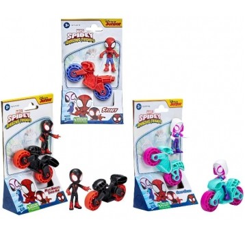 HASBRO SPIDEY AMAZING FRIENDS FIGURKA + MOTOR /24