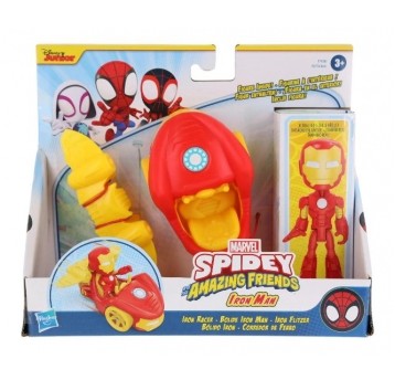 HASBRO SPIDEY AMAZING FRIENDS FIGURKA + POJAZD /12