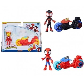 HASBRO SPIDEY AMAZING FRIENDS FIGURKA + POJAZD /6