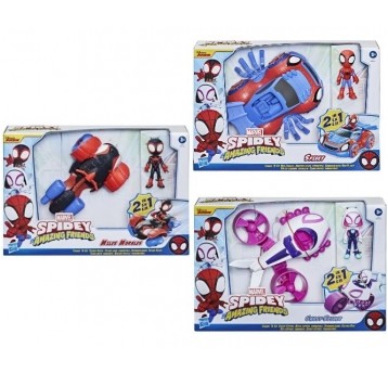 HASBRO SPIDEY AMAZING FRIENDS POJAZD + FIG ASST /3