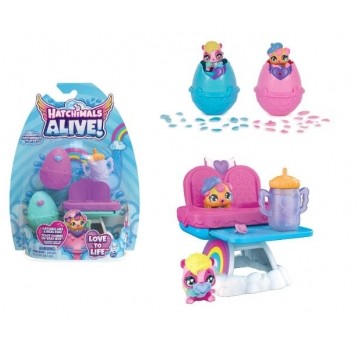 HATCHIMALS ALIVE ZESTAW KRZESEŁKO DO KARMIENIA /1