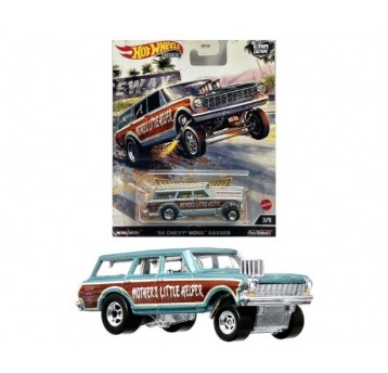 HOT WHEELS 1964 CHEVY NOVA GASSER DRAGSTRIP SERIES